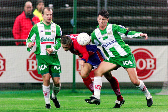 Kaj Eskelinen och Johan Andersson, Hammarby stoppar en