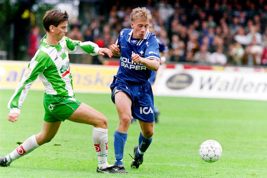 Johan Andersson, Hammarby och Mathias Graven, Norrköping