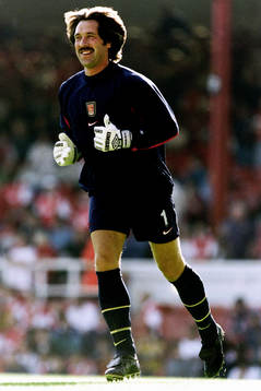 David Seaman, målvakt i Arsenal