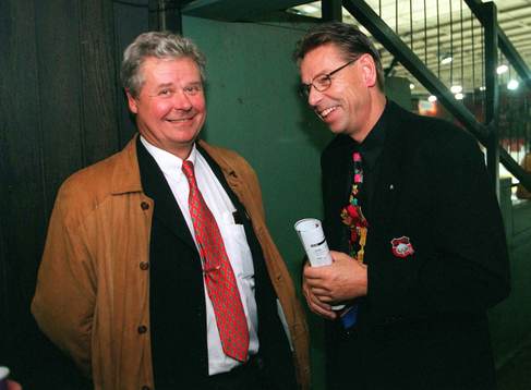 Percy Nilsson, ordförande, och Åke Bergdahl,