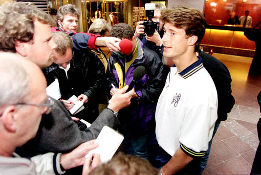 Brian Laudrup, Chelsea möter pressen
