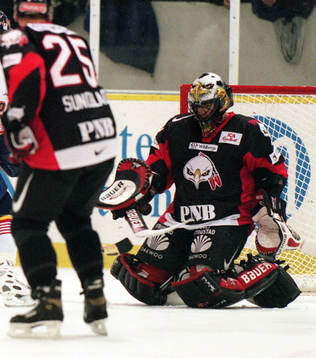 Andrew Verner, målvakt i Malmö Redhawks