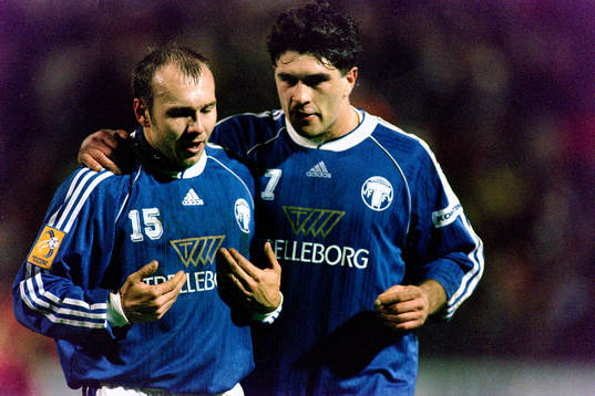 Tommi Grönlund och Amir Teljigovic, Trelleborg