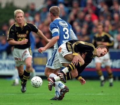 Ola Andersson, AIK blir skadad