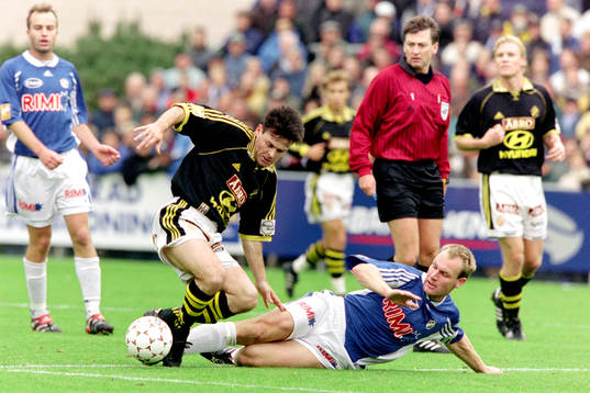 Anders Limpar, AIK och Torbjörn Arvidsson, Halmstad