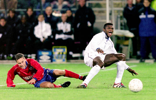 Marcus Lantz, Helsingborg och Marc Desailly, Chelsea