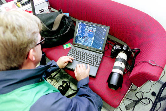 Fotografer på plats i Helsingborg