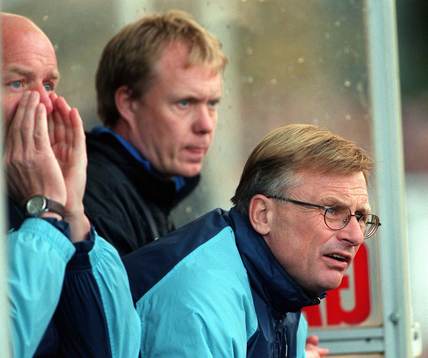 Thomas Sjöberg, Lars Larsson och Roland Andersson, tränare