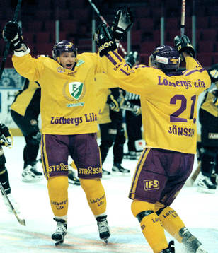Dimitri Erofeev (t v), Färjestad