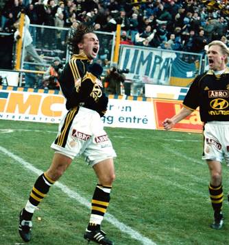Alexander Östlund och Johan Mjällby, AIK