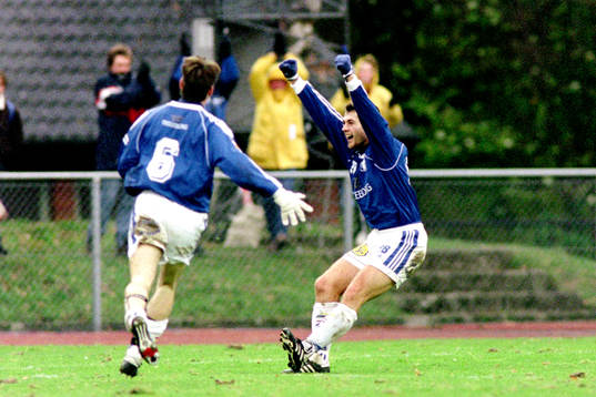 Mattias Kronvall och Stefan van Riel, Trelleborg jublar