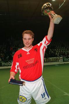 Anders Friberg, Trelleborg, höjer SM-bucklan