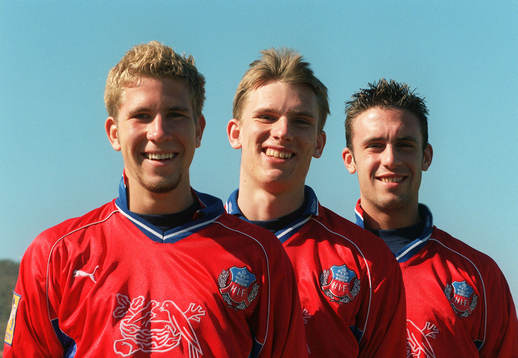 Mattias Lindström, Marcus Lindberg och Rade Prica,