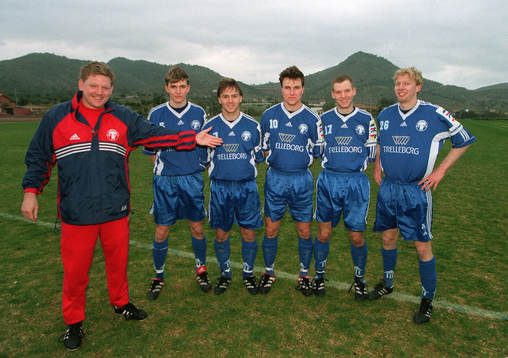 Alf Westerberg, tränare, Peter Abelsson, Jens Svensson,