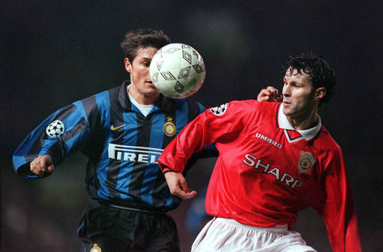 Javier Zanetti och Ryan Giggs