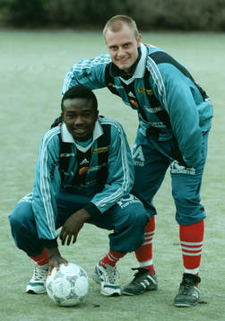 Jones Kusi-Asare (Jones Kusi Asare) och Fredrik Dahlström,