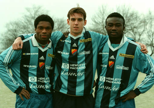 Samuel Wowoah, Joel Riddez och Jones Kusi-Asare (Jones Kusi
