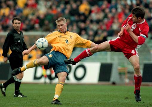 Johan Mjällby och Marc Birsens