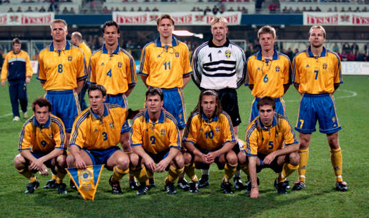 Johan Mjällby, Joachim Björklund, Kennet Andersson,