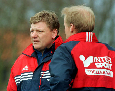 Alf Westerberg, tränare i Trelleborg