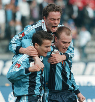 Pierre Gallo, Jon Persson och Fredrik Dahlström,