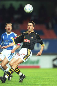 Fotboll, Svenska Cupen, kvartsfinal, AIK - Trelleborg, 1-0