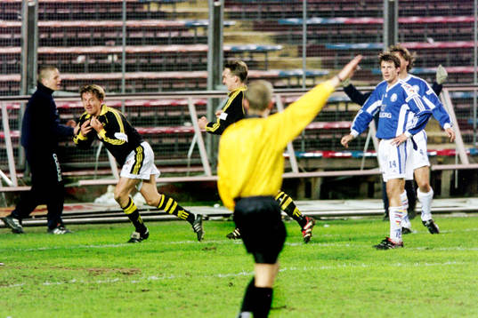 Fotboll, Svenska Cupen, Kvartsfinal, AIK - Trelleborg, 1-0