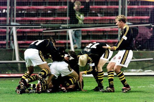 Fotboll, Svenska Cupen, Kvartsfinal, AIK - Trelleborg, 1-0