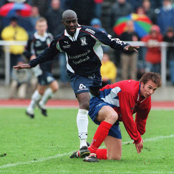 Moses Ndugwa, Kristianstad, och Jonathan Rybo-Jovik,