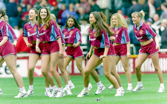 West Hams cheer leading girls