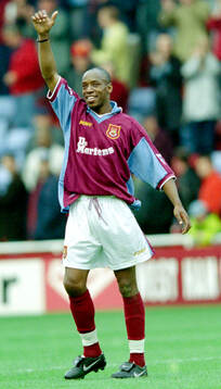 Ian Wright of West Ham