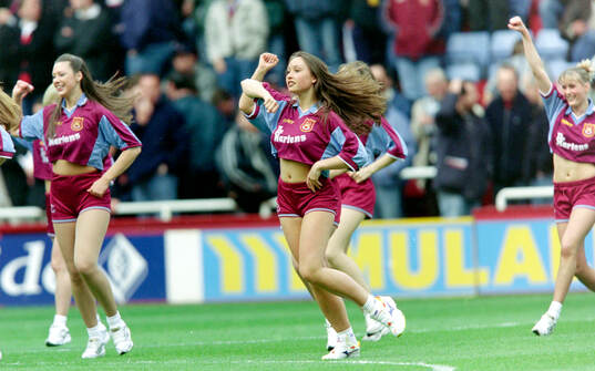 West Hams cheer leading girls