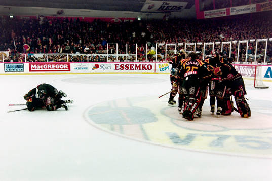Brynäs, svenska mästare 1999. jubel