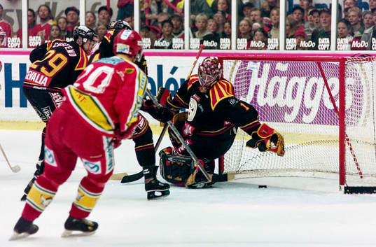 Johan Holmqvist, målvakt i Brynäs