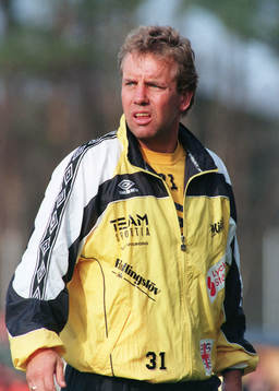 Hans Larsson, tränare Mjällby