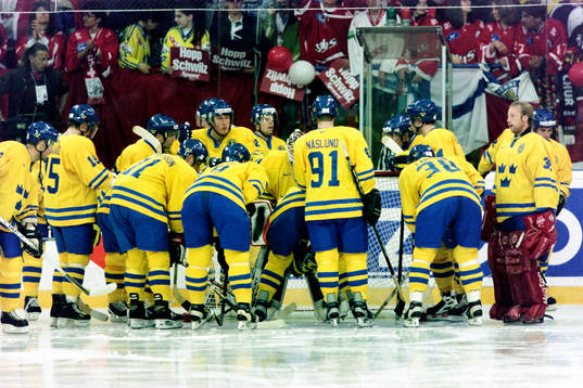 Sverige innan matchstart