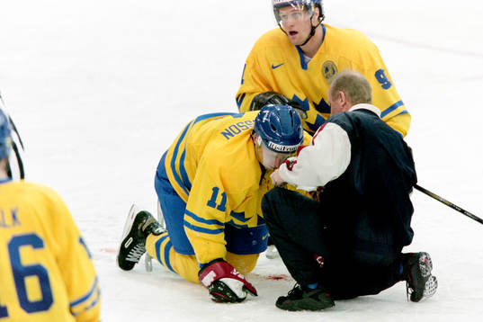 Daniel Alfredsson, Sverige har fått en smäll