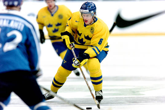 Ishockey, VM, Semifinal 2, Sverige - Finland, 2-1, 0-1 i