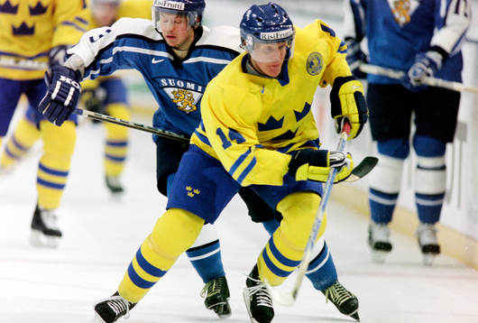 Ishockey, VM, Semifinal 2, Sverige - Finland, 2-1, 0-1 i