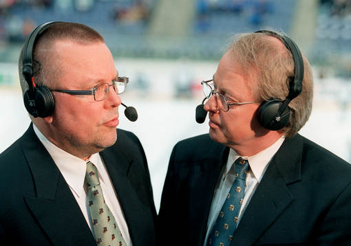 Leif Boork och Lasse Kinch, kommentatorer