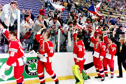 Ishockey, VM, Final 2, Tjeckien - Finland, 1-4, 1-0 i