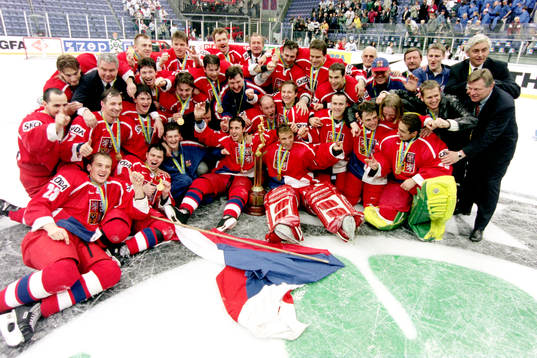 Ishockey, VM, Final 2, Tjeckien - Finland, 1-4, 1-0 i