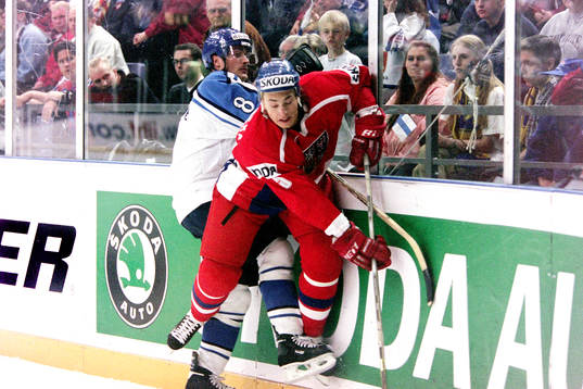 Ishockey, VM, Final 2, Tjeckien - Finland, 1-4, 1-0 i
