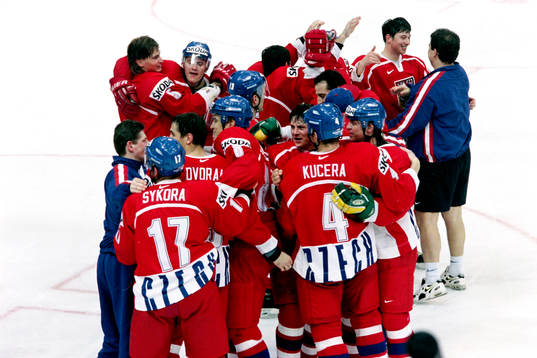 Ishockey, VM, Final 2, Tjeckien - Finland, 1-4, 1-0 i