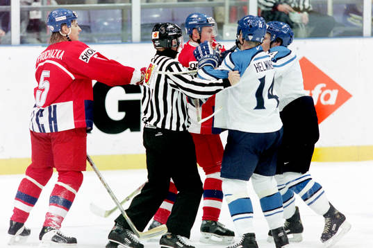 Ishockey, VM, Final 2, Tjeckien - Finland, 1-4, 1-0 i