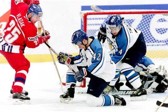 Ishockey, VM, Final 2, Tjeckien - Finland, 1-4, 1-0 i