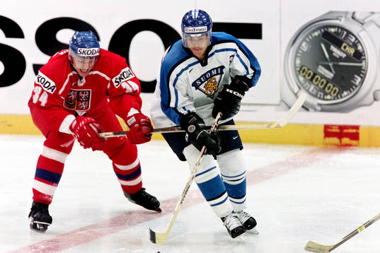 Ishockey, VM, Final 2, Tjeckien - Finland, 1-4, 1-0 i