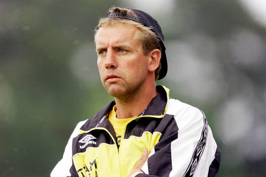 Hans Larsson, tränare i Mjällby
