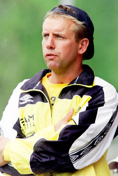Hans Larsson, tränare i Mjällby