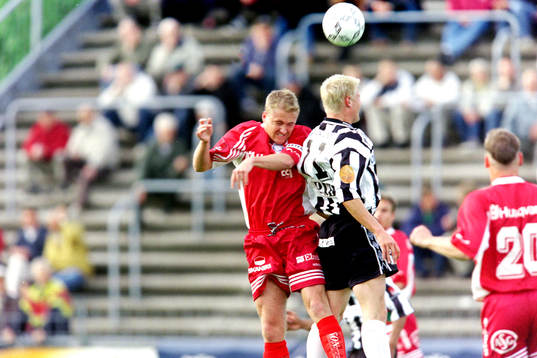Matthias Eklund, Landskrona i en nickduell